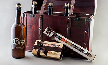 Beers Brogne and chocolates - Plaisirs et Douceurs - packshot shoot